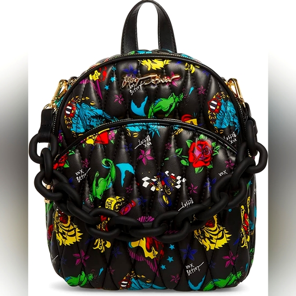 🎀Betsey Johnson Quilty Pleasure Midi Backpack NWT!🎀 - Picture 1 of 4